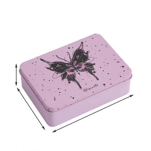 Instagram-style DIY planner stickers, gacha card storage box, student desk organizer, celebrity small card storage iron box for girls