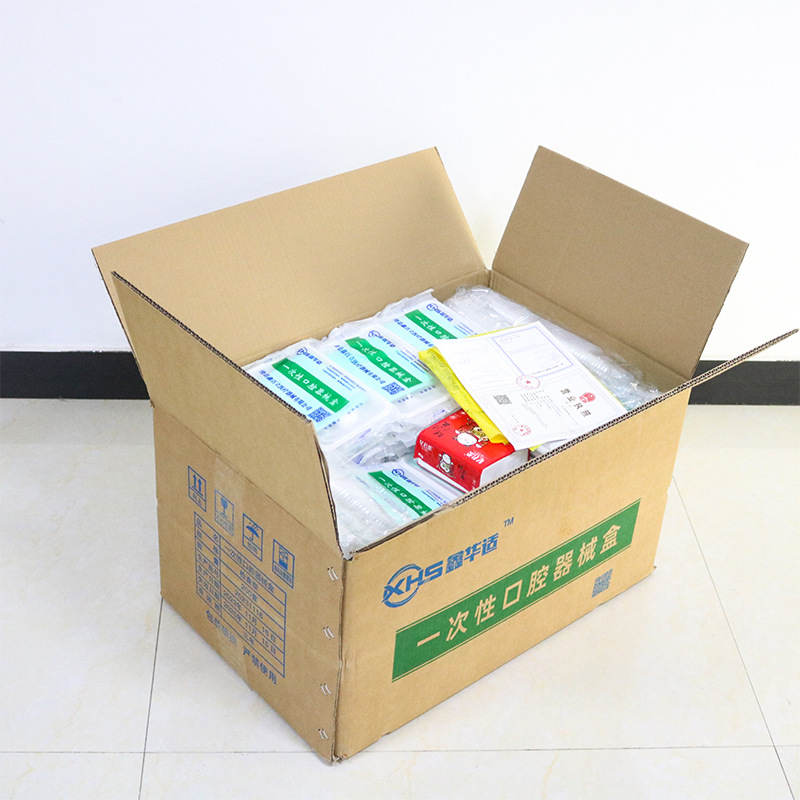 Caja de instrumentos desechable dental bandeja de instrumentos pinzas boca espejo sonda examen de limpieza bolsa oral herramienta de examen de dentista image 6