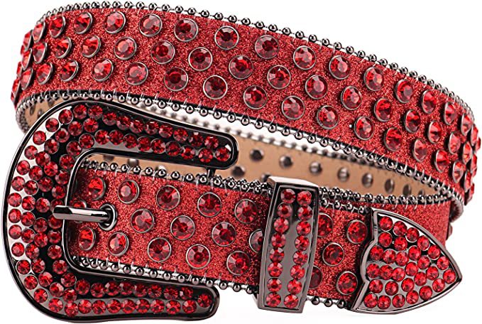 Cinturón de las mujeres remache aleación rhinestone diamante pin hebilla conjunto de tres piezas punk estilo europeo y americano hip hop moda caliente al por mayor