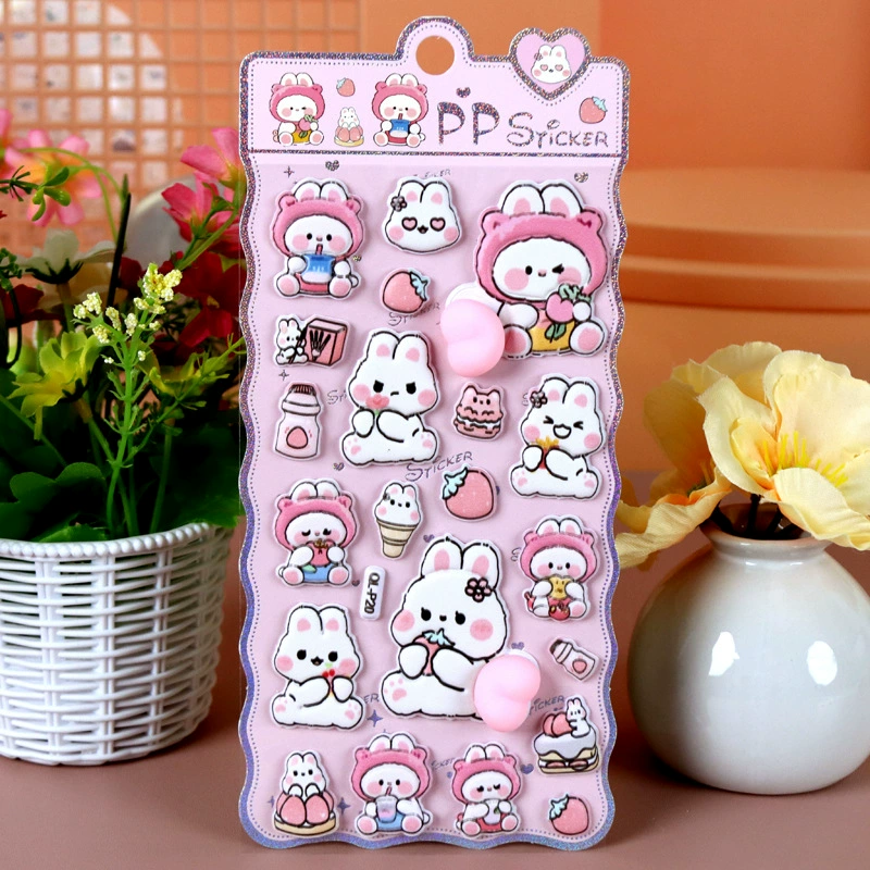 Sanrio, гель для кожи ягодиц, детская наклейка с мультфильма, антистресс, единорог, панда