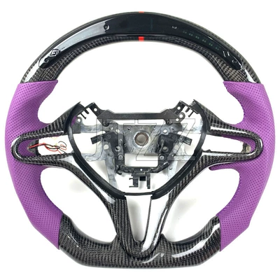 Suitable for Honda eighth-generation Civic car steering wheel carbon fiber modification 2008 2009 2010 2011 (Steering wheel) - style-1