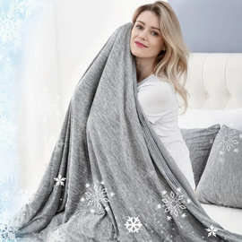 欧美日本外贸跨境亚马逊冷却毯夏凉被盖毯凉感毯cooling blanket
