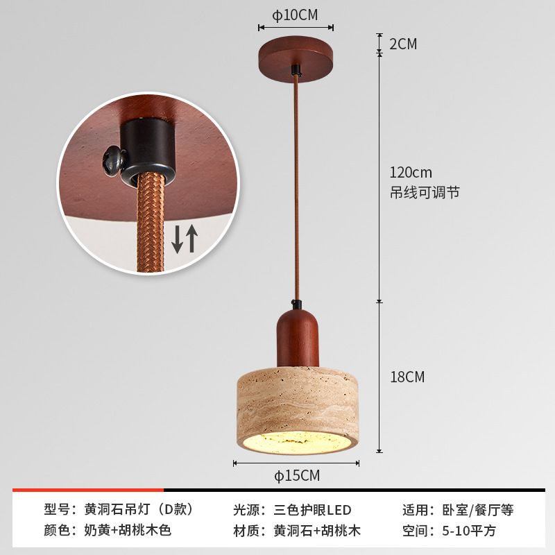 Huangtongshi Estilo japonés Wabi-Jifeng dormitorio junto a la cama candelabro estilo crema creativo B & B Retro restaurante medieval pequeño candelabro