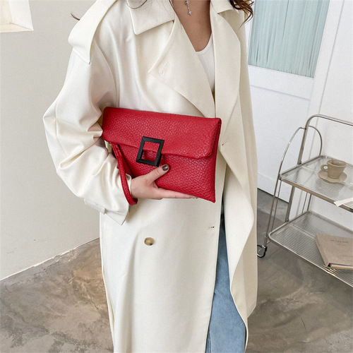 Popular Women's Handbags  Spring New Ladies Envelope Bags Simple Retro Handheld Bags Casual Tote Bags for Women
