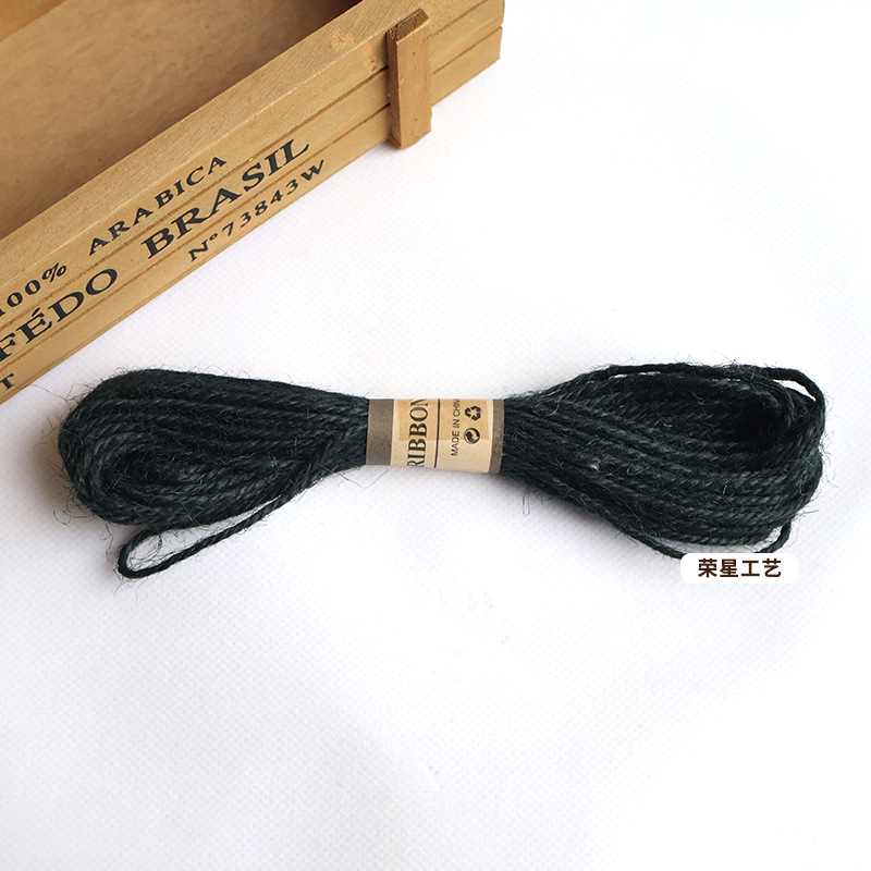 Cuerda de cáñamo de color 10 m foto pared cuerda especial DIY cuerda de cáñamo tejida a mano botella de vidrio vinculante cuerda decorativa