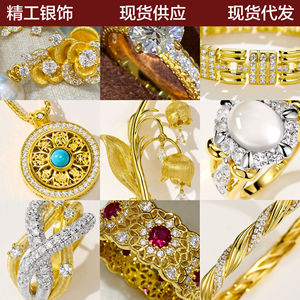 跨境爆款s925银戒指祖母绿彩宝简约结婚高碳钻潮流饰品批发细戒指