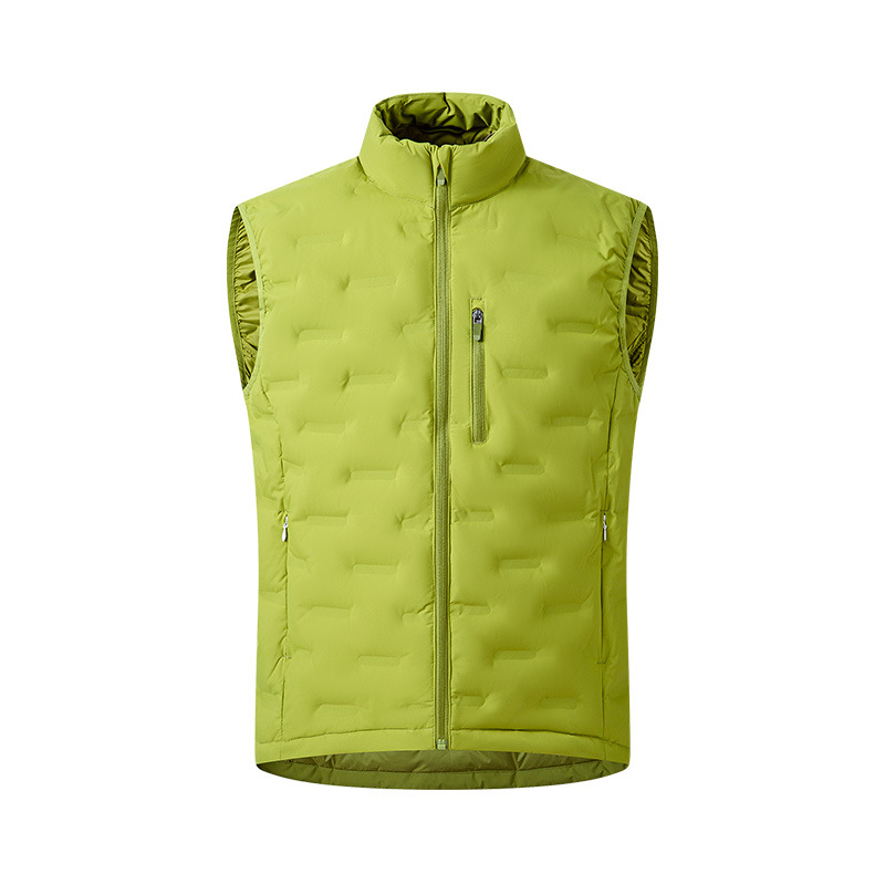 Chaleco de Plumas Ligero para Exteriores de Plumón de Pato Blanco Térmico e Impermeable para Uso Casual image 12