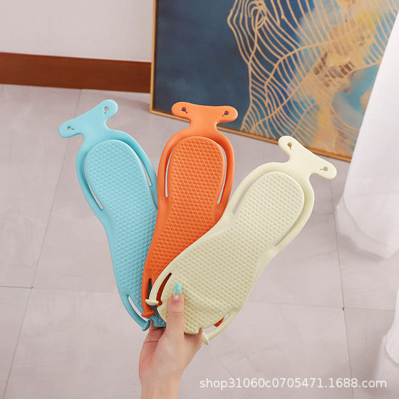 Folding Slippers Women's Detachable Travel Portable Hotel Bathing Beach Flip-Flap Slippers for Traveling Men
