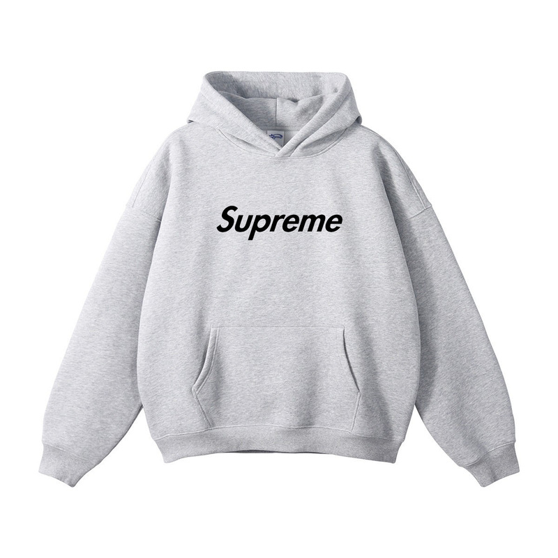 Cross-Border Fashion Brand Supreme Printed European and American Men's Sweatshirts Loose Shoulder Sweatshirts Hoodies Women's Wide-Leg Pants 1