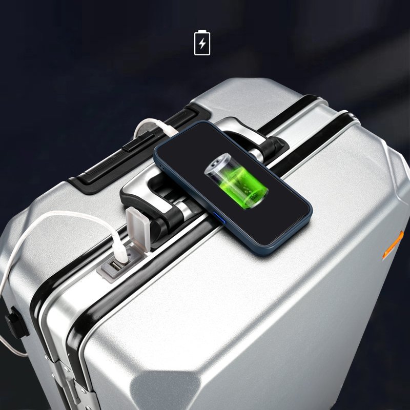 Baja de aluminio, maleta de rueda universal, nueva caja de cifrado de gran capacidad, maleta de esquina, maleta de 30 pulgadas.