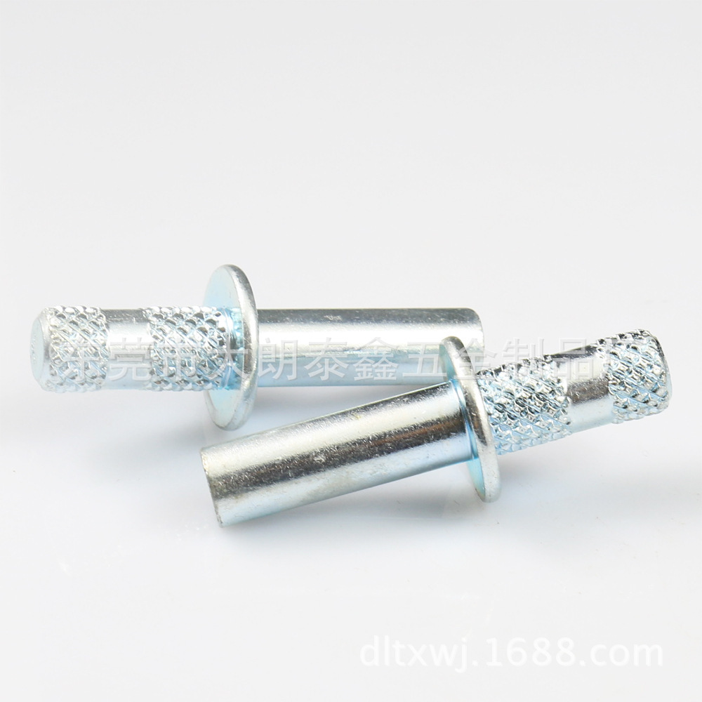 特殊镀白锌圆平头滚花合模螺丝家具螺丝信誉保障优质价廉