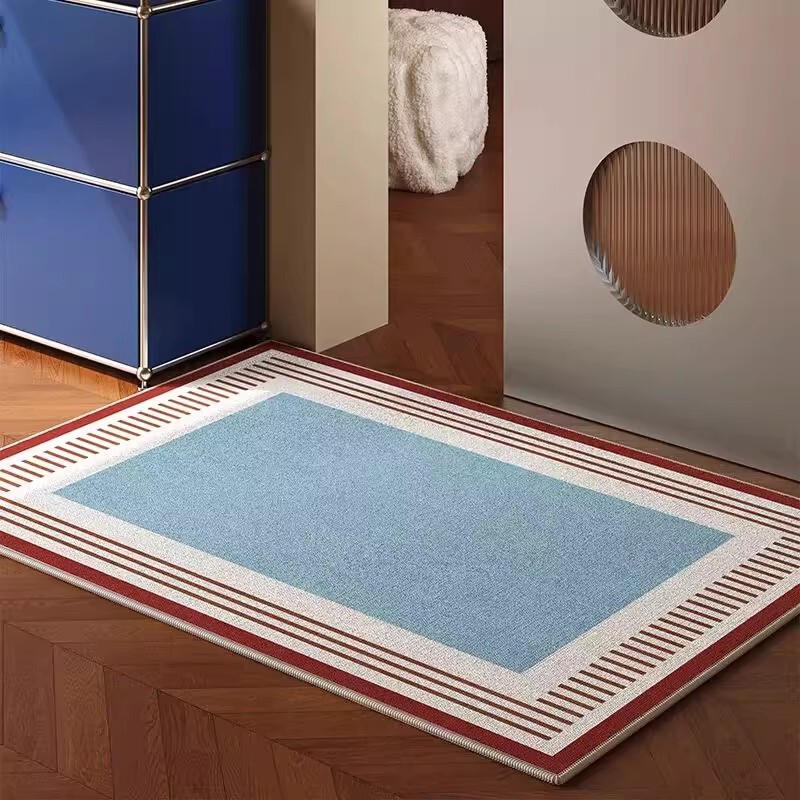 Bauhaus Carpet Entrance Door Floor Mat Door Entry Foot Mat Antique Style Imitation Cashmere Carpet Modern Simple Style