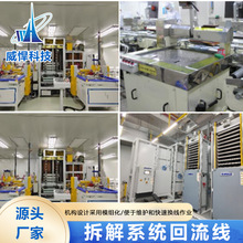 现货批发威悍科技机械结构拆解系统回流线--PIN智能拆解设备