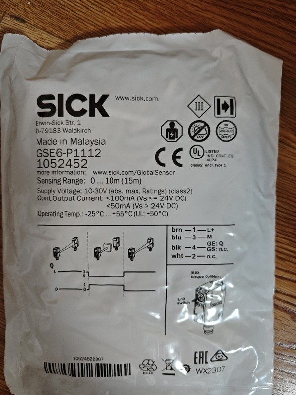 SICK GSE6-P1112 光電センサー|undefined