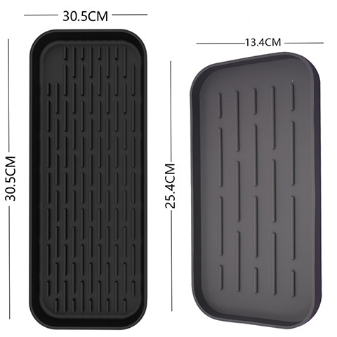 검은 큰 배수 판 + 회색 작은 배수 판 세트