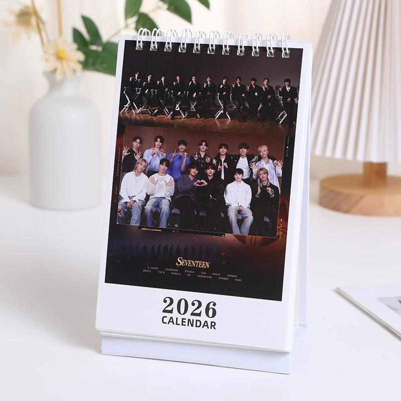 Настольный календарь 2026 — Stray Kids SVT (G)I-DLE, новый календарь с изображениями знаменитостей