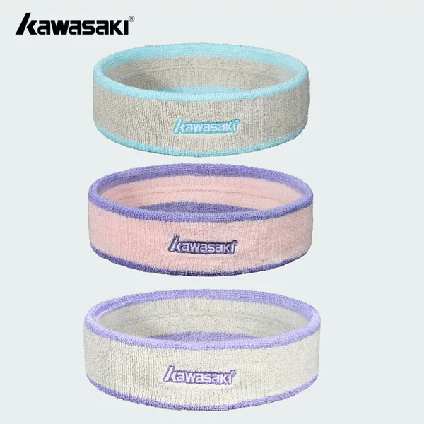 Kawasaki sports headband for women running, anti-sweat and sweat-absorbing band for men, fitness anti-sweat yoga headband, basketball headband