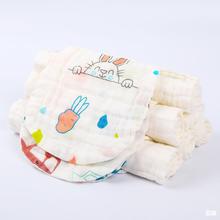 4层水洗纱布吸汗巾 品质薄款 儿童垫背巾小号21*31CM  单独包装