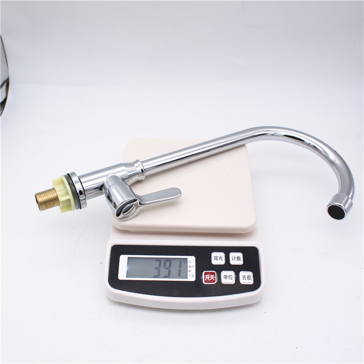 304 Stainless Steel Kitchen Single Cold Wine Bottle Faucet Washbasin Sink Vertical Faucet Ball Rotating Core Wash Basin