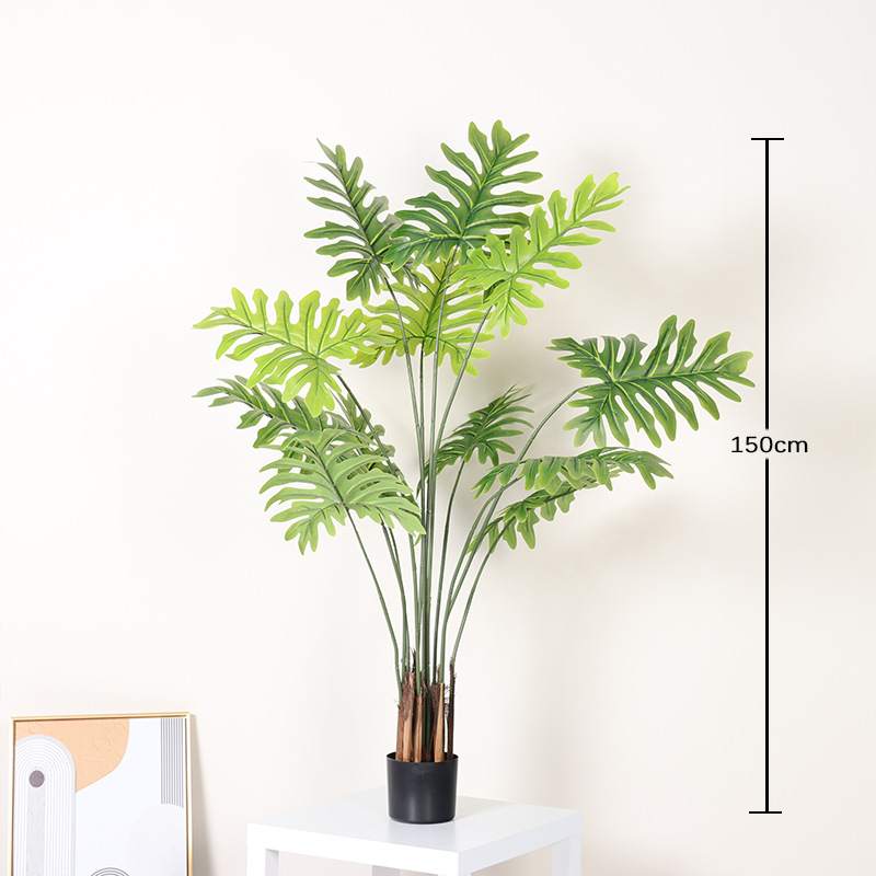 Simulación Xilin Taro Taro de primavera Plantas verdes falsas Plantas en maceta Sala de estar Combinación de paisajismo Decoración de piso Plantas biónicas