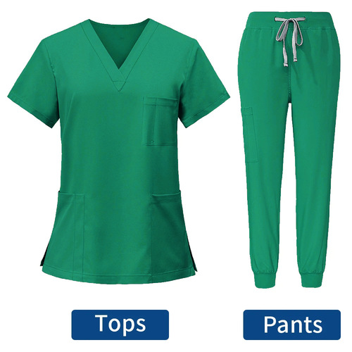 Cross-border delivery of summer doctor and nurse work uniforms, beauty hospital pet dental operating room hand washing clothes set