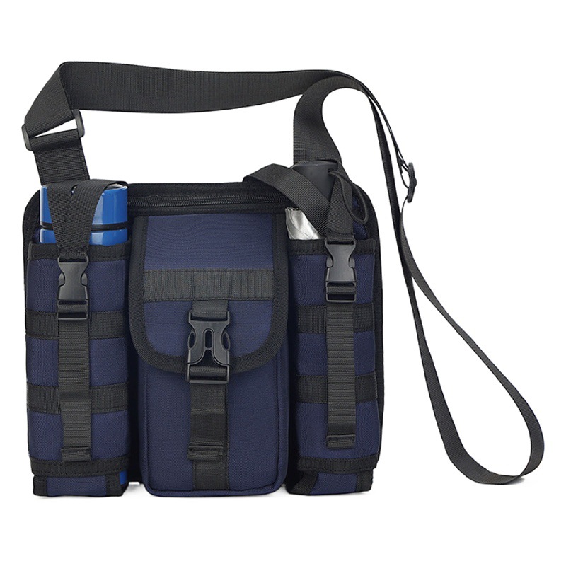 Bolsa de mensajero de los hombres ropa de trabajo deportes bolsa de hombro de ocio deportes al aire libre viaje hervidor bolsa de montar pequeña bolsa de hombro