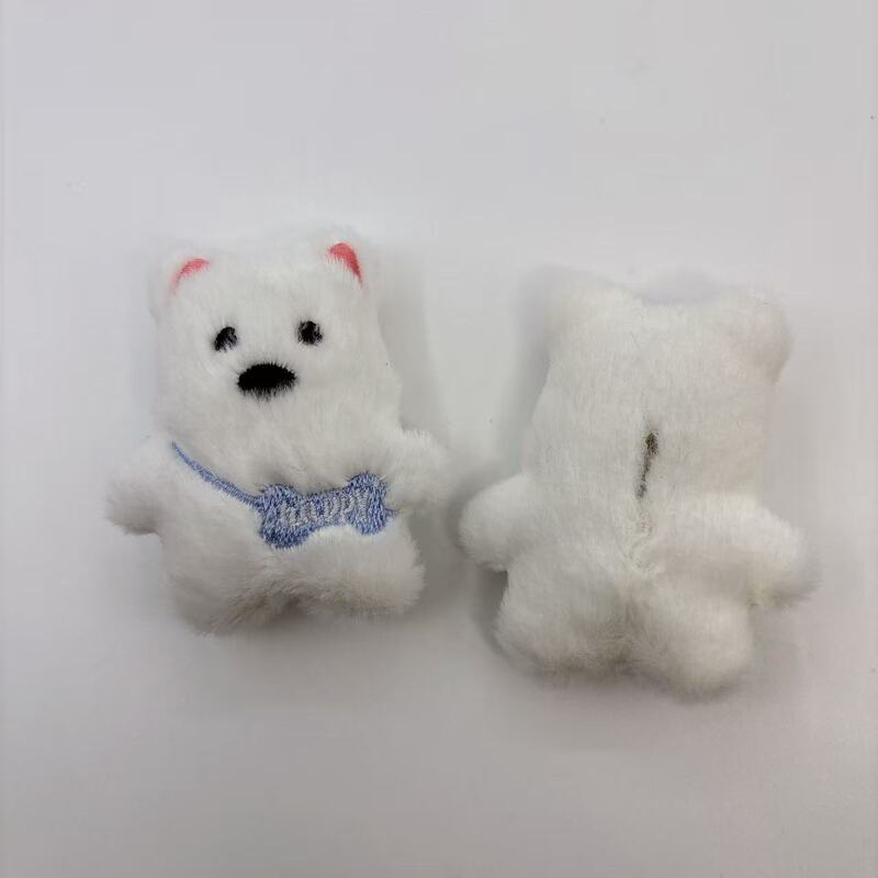 可爱毛绒充棉配饰童装衣服帽子配饰DIY半成品卡哇伊胸针|undefined