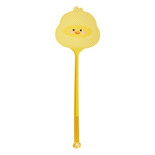 cartoon duck fly swatter creative lengthened thick handle durable mosquito swatter mesh swatter not rotten home fly swatter