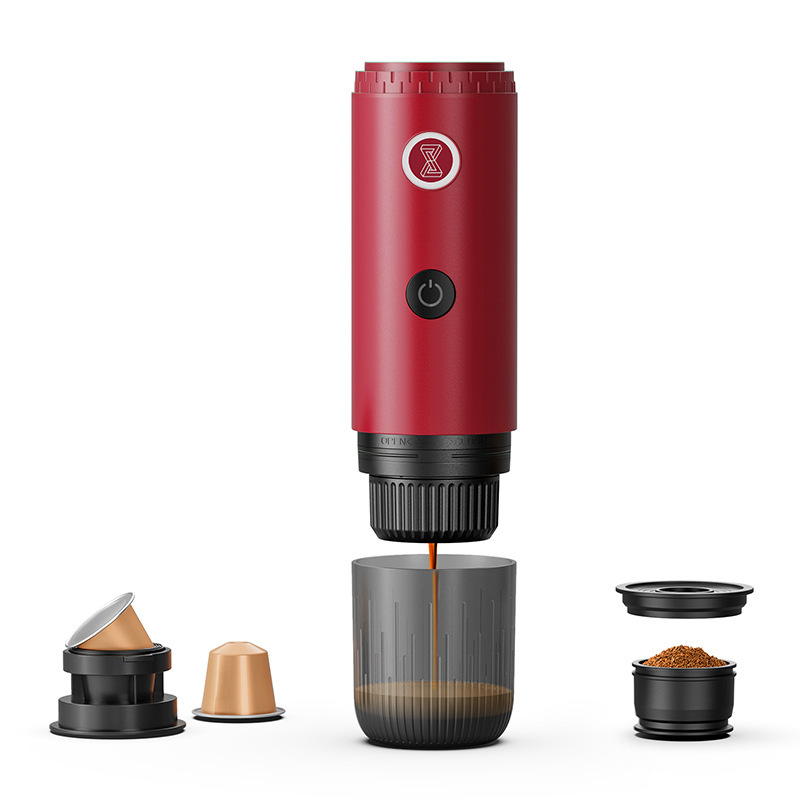 Cafetera Espresso Portátil USB, PP, Inalámbrico, Calentamiento Eléctrico, Recargable USB, para Viajes y Aire Libre