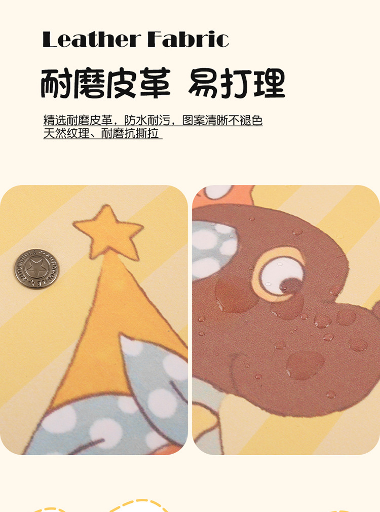 Car Seat Back Anti-Kick Pad Star-Shaped Anti-Dirty Pad Cartoon Cute Women's and Children's Rear Seat Protection Pad