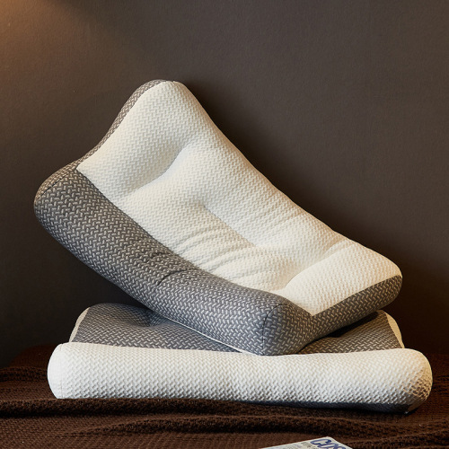 Factory direct sales anti-traction soy fiber pillow neck pillow pillow core to help adults sleep, simple, healthy and comfortable
