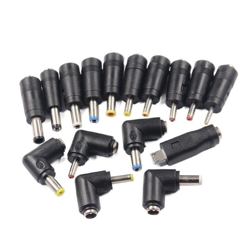 Преобразовательная головка постоянного тока с разъемом питания постоянного тока 5,5/2,1/1,35 гнездовой разъем для преобразования ноутбука в мужской силовая головка