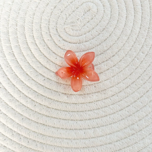 Color-Frangipani duck clip [orange]