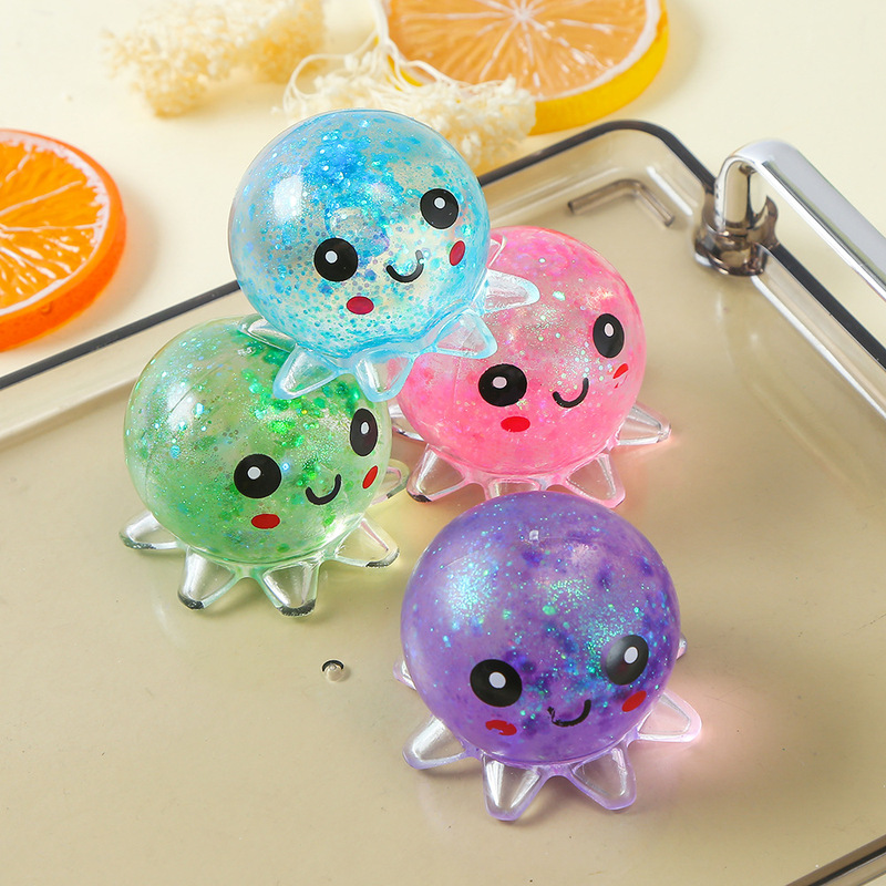 Creative Maltose Octopus Pinch Le Cute Gold Powder Octopus Office Vent Ball Slow Rebound Decompression Toy Creative Maltose Octopus Pinch Le Cute Gold Powder Octopus Office Vent Ball Slow Rebound Decompression Toy