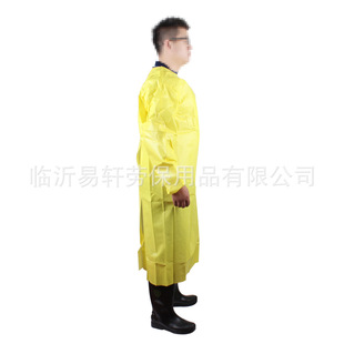 Micro-protective 3000 yellow YE30-T-99-214-02 with sleeve apron acid-alkali anti-corrosion chemical splash