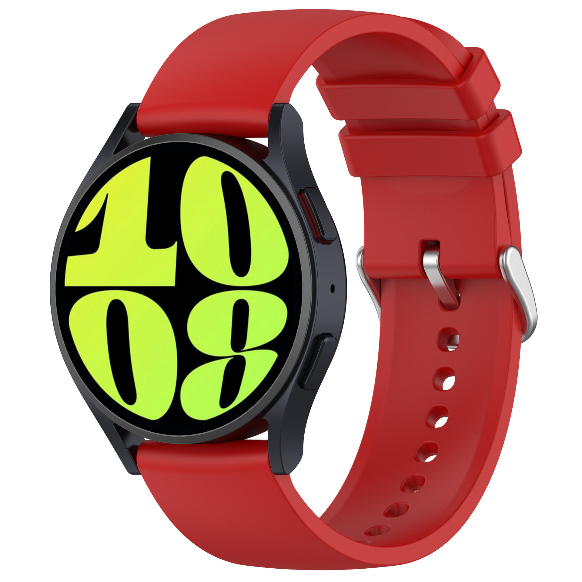 Red (silver buckle)