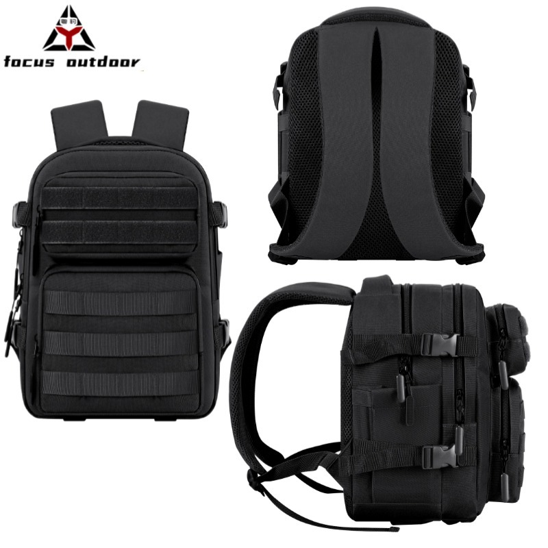 Amazon Mochila deportiva de fitness al aire libre para hombres 15L Mochila deportiva de poliéster Mochila táctica de carga personalizada