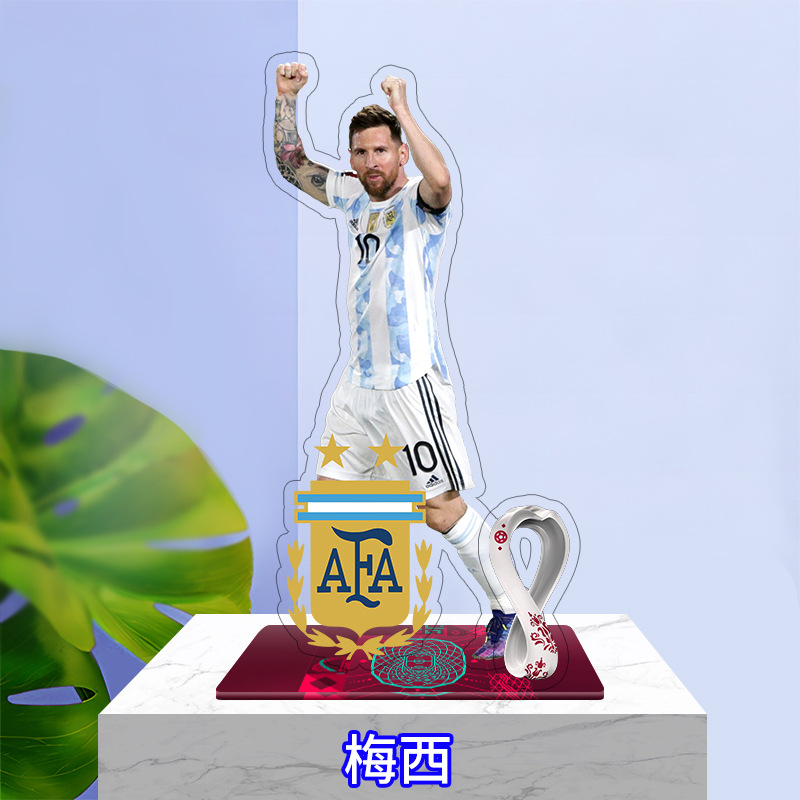 Figura Acrílica de Estrella de Fútbol de Acrílico, para Regalo de Cumpleaños