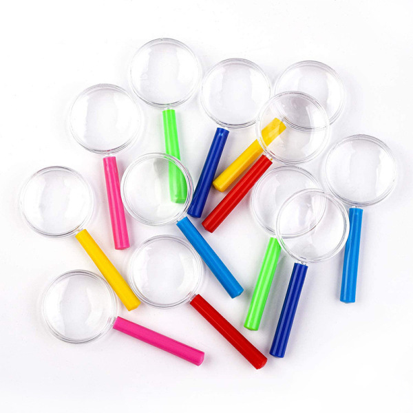 Acrylic handheld magnifying glass