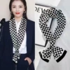 816 black and white grid