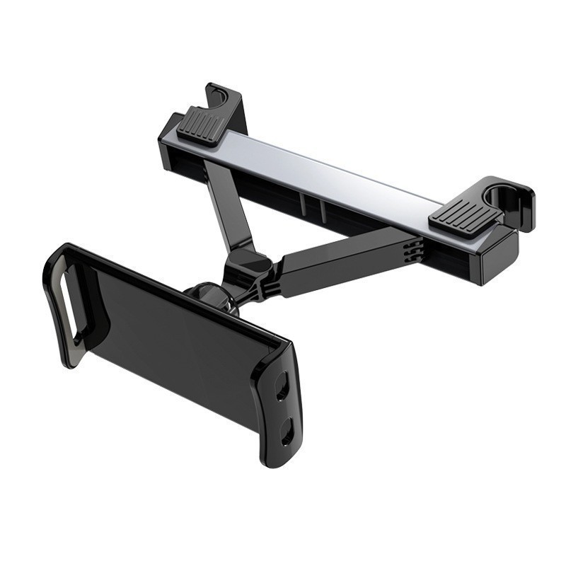 Car Rear Seat Bracket, Car Rear Headrest Retractable Buckle-Type Mobile Phone and Tablet Holder, Car Rear Headrest Mobile Phone Holder