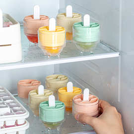 夏季新款卡通冰格棒棒糖造型冰球制冰器冰格家用冰箱圆球制冰模具