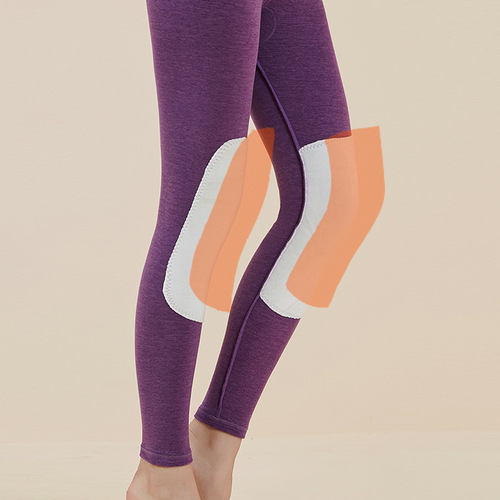 Women's De Lin Autumn Knee & Waist Support Leggings, Cation High-Waist Stretch Underwear, Boneless, Thick Warm Leggings