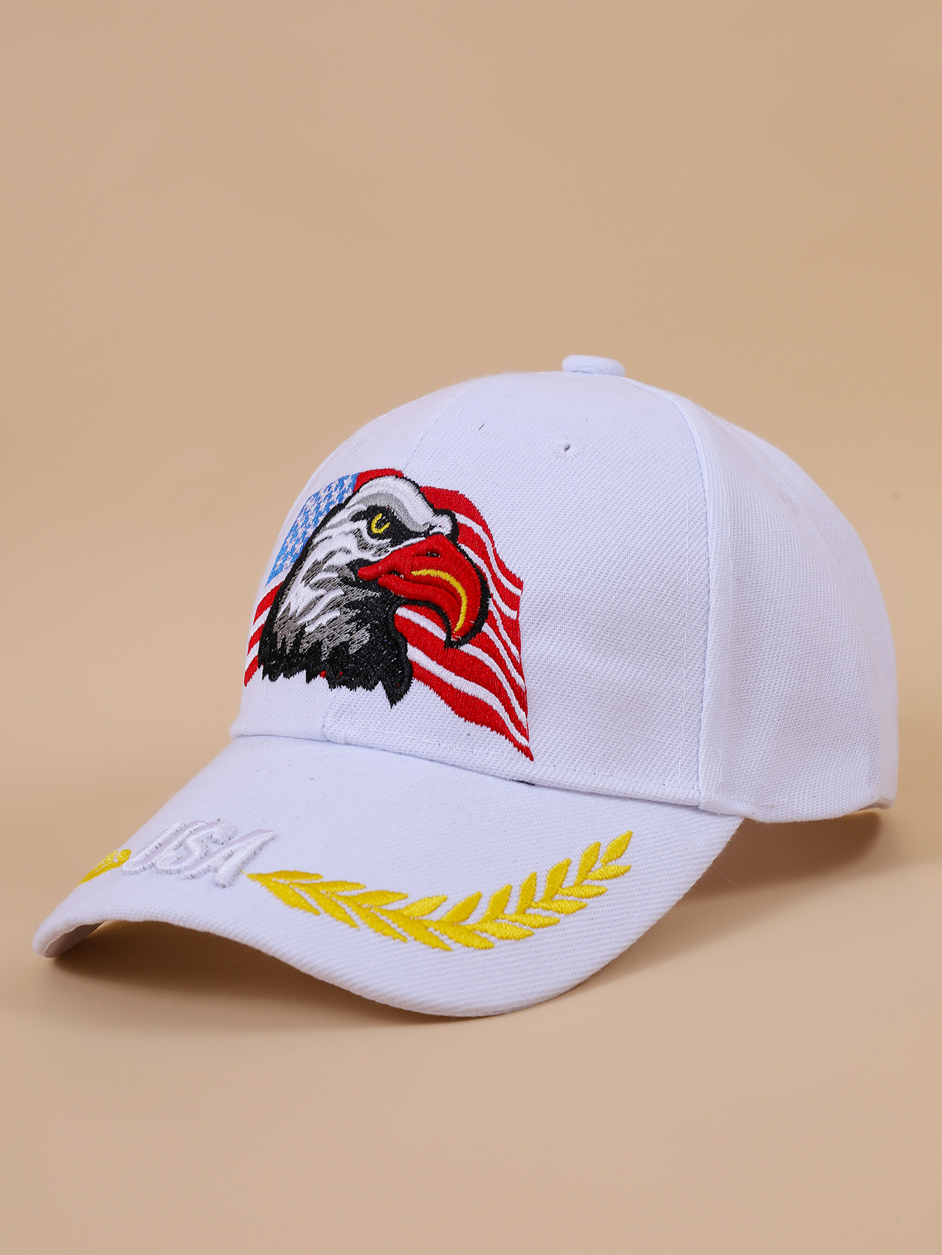 2023 nuevo águila bordado verano al aire libre ocio sol-prueba personalizada gorra de béisbol para hombres y mujeres