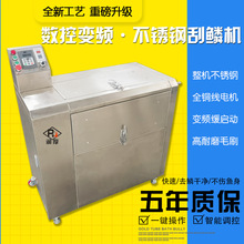 全不锈钢刮鱼鳞机数控变频脱鱼鳞机自动去鱼鳞神器新款打鳞机