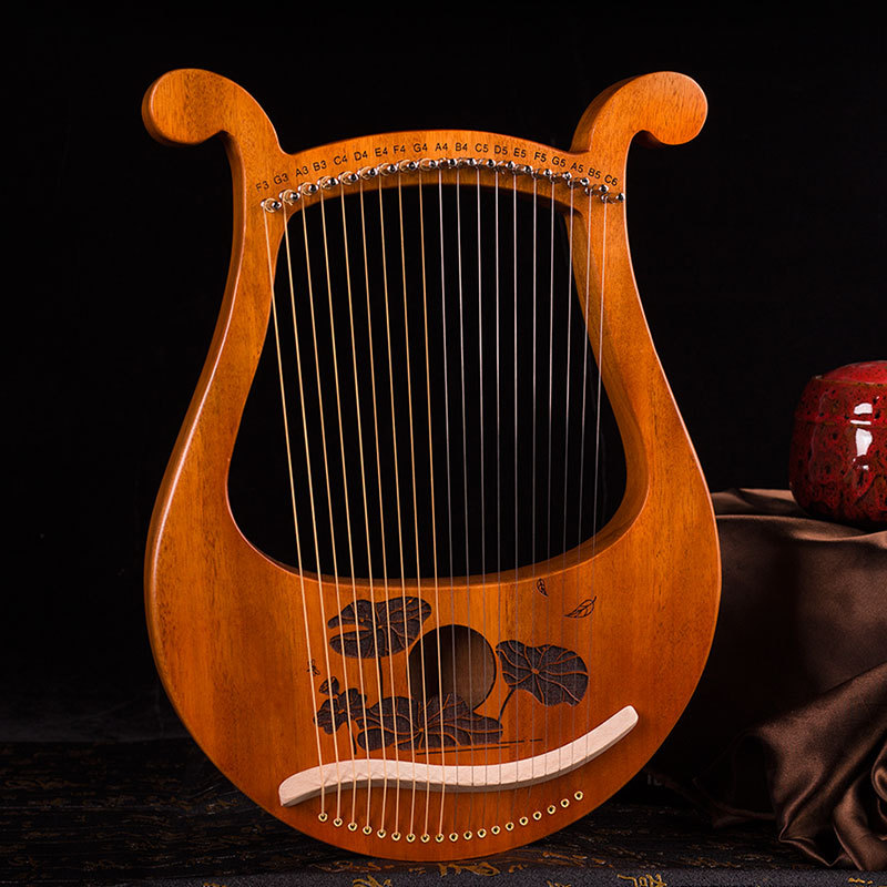 19-String lyre piano portátil 16-String small HARP principiante auto-Estudio 10-String lyre piano lyre instrumento musical