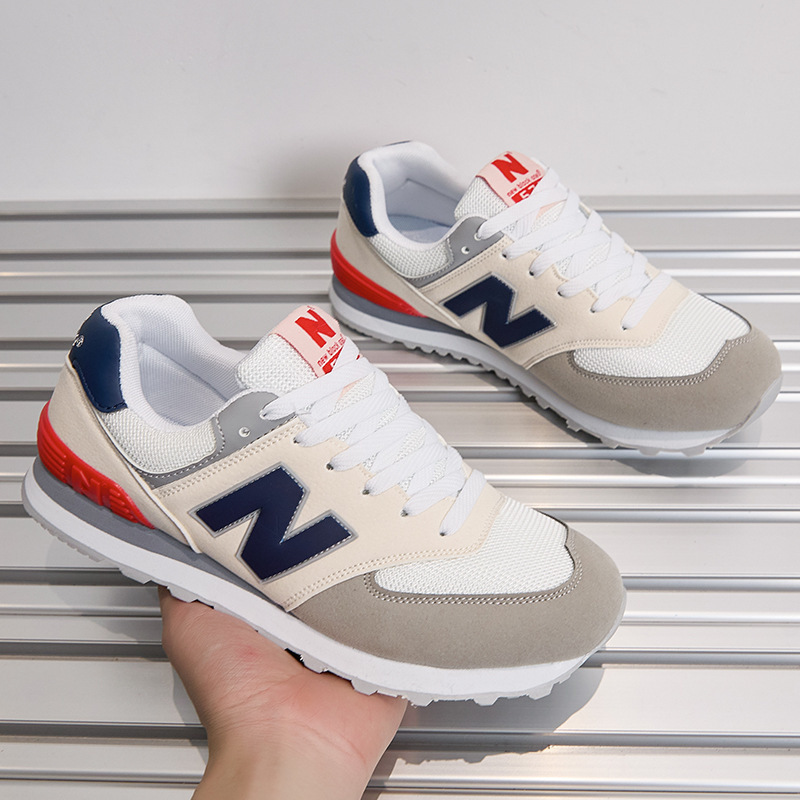 2022 Bailun New Couple Nb Sports and Casual Shoes 574 Men's Shoes Non-Slip Wear-Resistant Running Shoes Women's Large Size Shoes