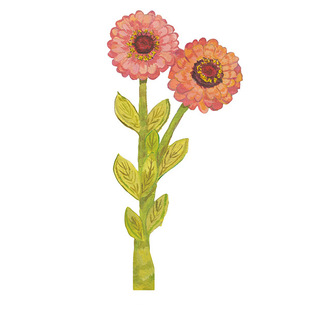 Charcoal Grass Flower Original Design Wooden Flower Splicing Toy Laser Cutting Desktop Ornament DIY Cross-Border E-Commerce Oem