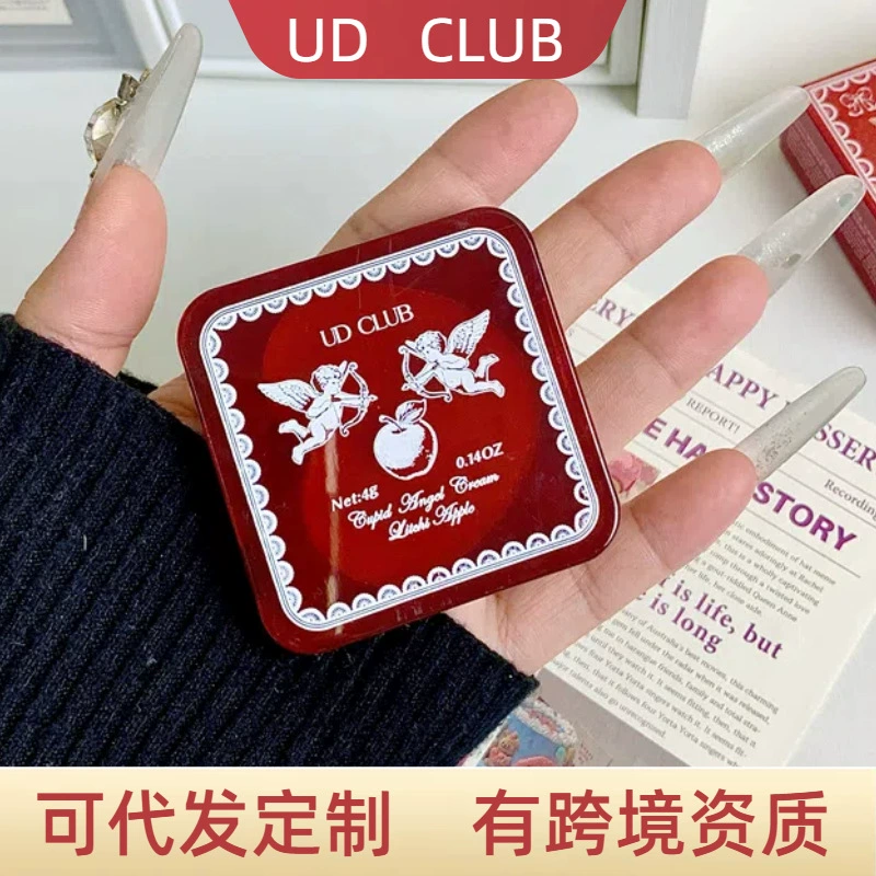 UD CLUB Cupid Angel Твердый бальзам Клубника Яблоко Стойкий аромат Свежие портативные духи Трансграничные