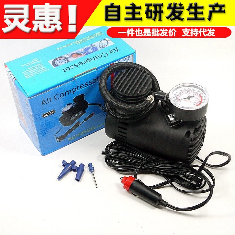 Завод прямой 12 В микро воздушный насос автомобильный воздушный насос локомотив шин инфлятор автомобильный воздушный насос Электрический